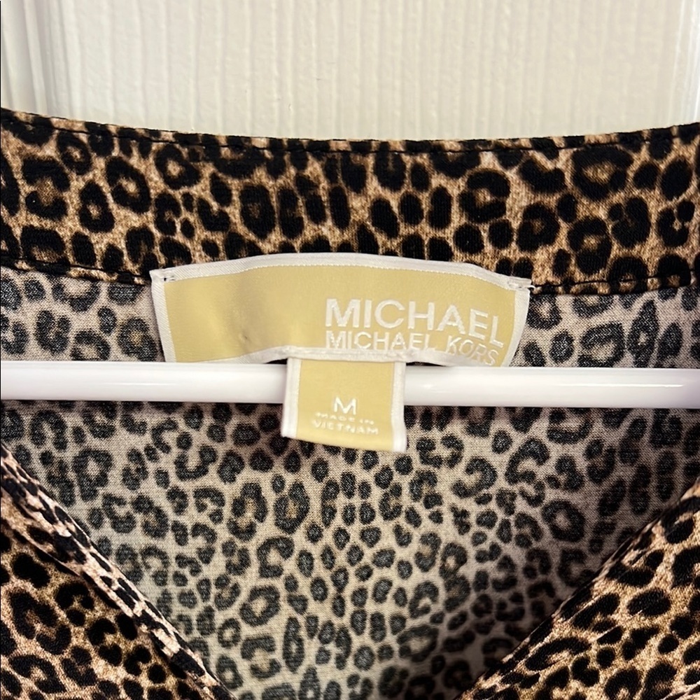 Michael Kors Leopard Print Women's Top - Picture 2 of 5